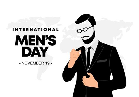 International men day celebrated on november 19. 13171483 Vector Art at ...