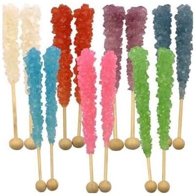 Dryden & Palmer Swizzle Sticks ~ Rock Candy ~ 1 Dozen Assorted India | Ubuy