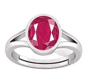 Buy 10.25 Ratti Natural Ruby (MANIK) Original Gemstone Ashtadhatu ...