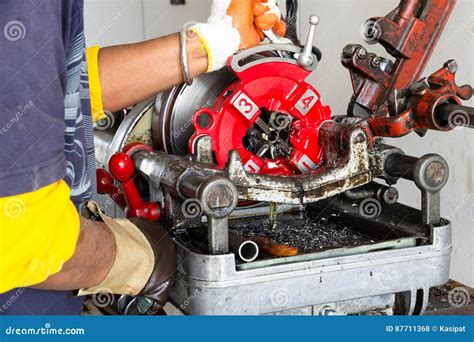 Image result for Threading Machine Working Pic