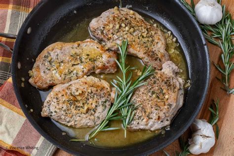 Garlic Parmesan Pork Chops with Rosemary - Enza's Quail Hollow Kitchen