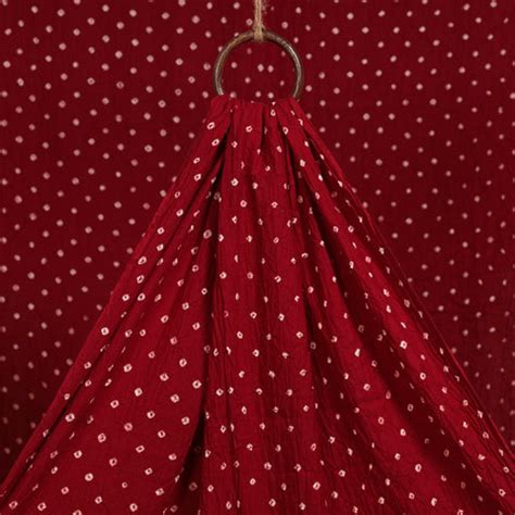 Bandhani Fabrics - Bandhani Tie-Dye Cotton & Silk Fabric | iTokri