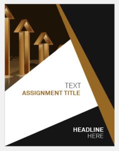 Image result for Cover Page for Excel Assignment