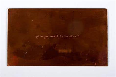 Printing Plate – All Artifacts – The John F. Kennedy Presidential ...