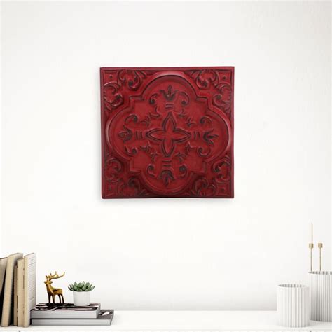 Buy Chisel Wooden Square Wall Accent from Home Centre at just INR 1499.0