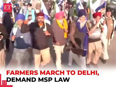 Farmers march to Delhi from Punjab-Haryana Shambhu border despite ...