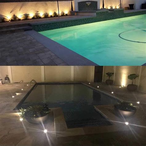 6W LED Well Light Waterproof Outdoor In-Ground Floor Lights Pathway ...