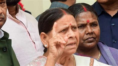 Rabri Devi Slams Bihar Government over Escalating Lawlessness