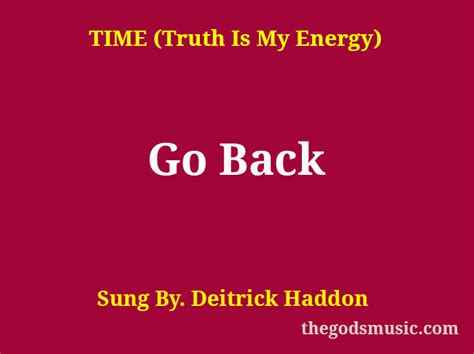 Image result for Go Back Song Topic