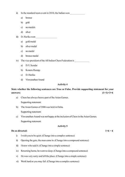 Model Activity Task Class 9 September English 的图像结果