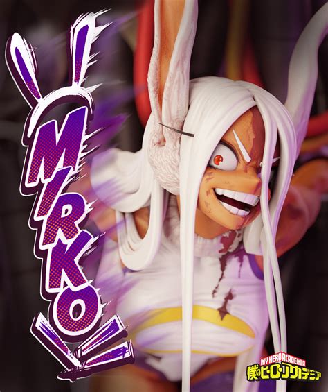 MIRKO / MIRUKO Fanart, Wilson Jardim | Anime figures, Fan art, My hero ...