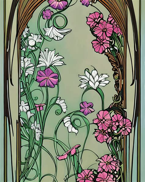 What Is Art Nouveau Flower at Frank Jimenez blog