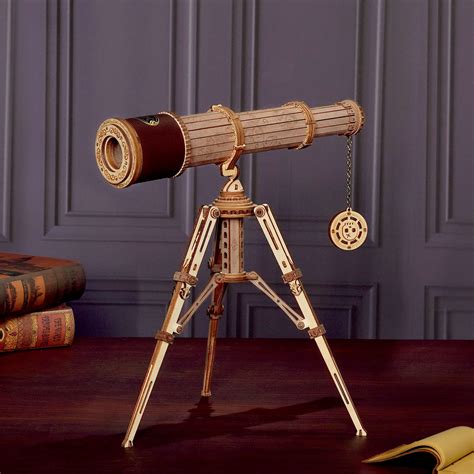 Buy ROBOTIME Wooden Model Kits for Adult 3D telescope Puzzle to Build ...