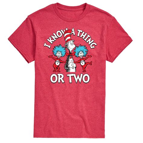 Dr. Seuss - I Know A Thing Or Two - Men's Short Sleeve Graphic T-Shirt ...