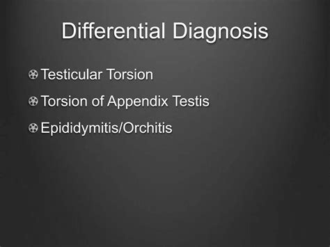 Testicular pain in emergency | PPTX