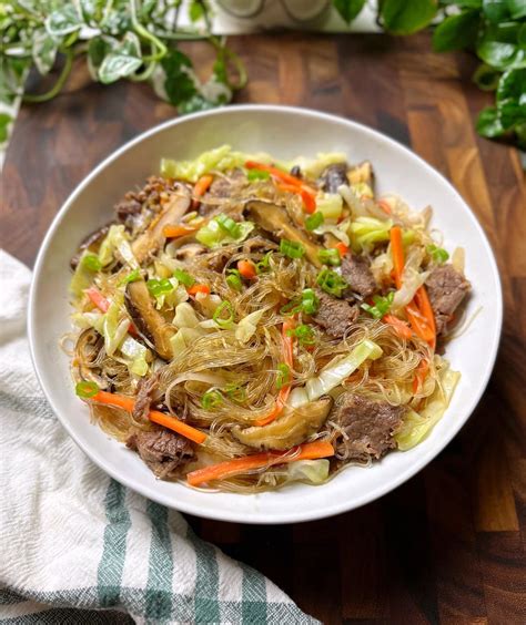 Cellophane Noodles Recipe Pork And Thai Basil Cellophane Noodles