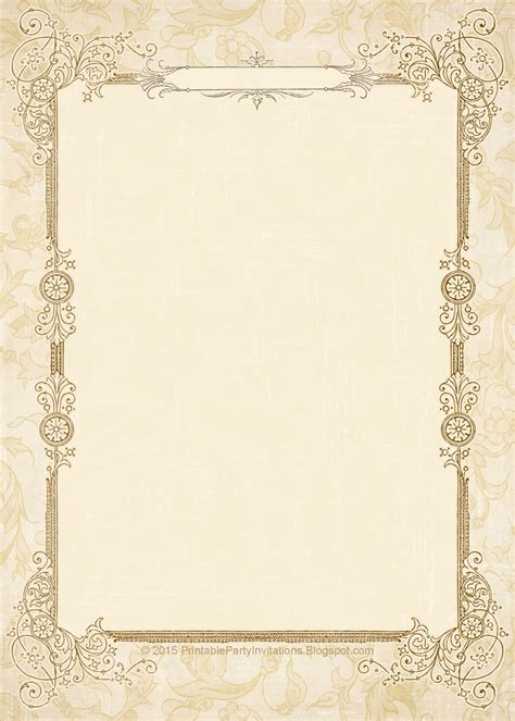 Free printable vintage wedding invitations – Artofit