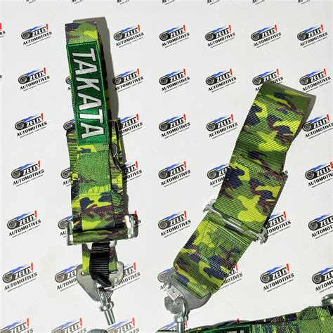 TAKATA 4-Point Racing Seat Belt Camouflage – Zelix Automotives