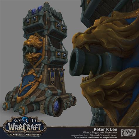 Peter Kyuyoung Lee - Siege towers, World of Warcraft : Battle for Azeroth