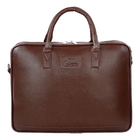 Leather World Sleek & Stylish Unisex PU Leather Office Messenger Bag ...