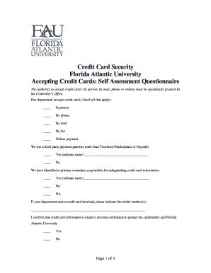 Credit Card Security Florida Atlantic University Accepting Credit ...