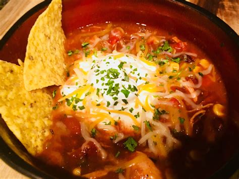 Slow Cooker Chicken Taco Soup