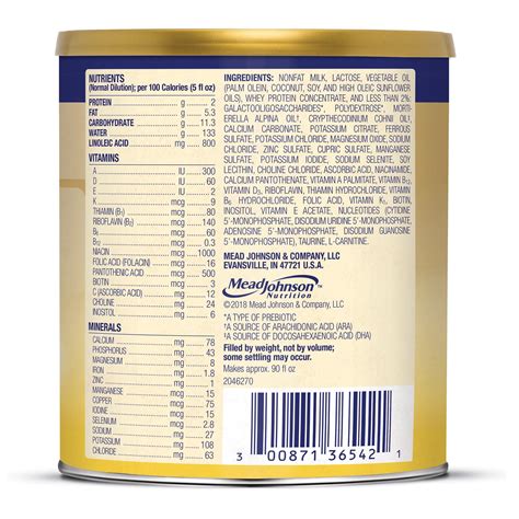 Enfamil Newborn Nutrition Facts | Besto Blog