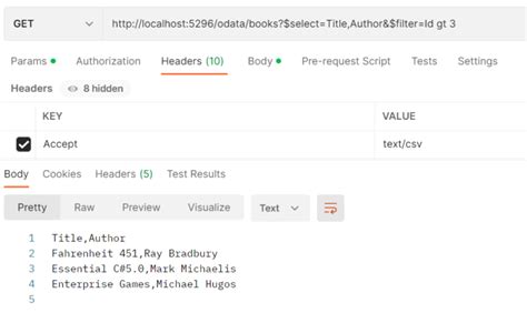 ASP.NET Core OData Entities 的图像结果