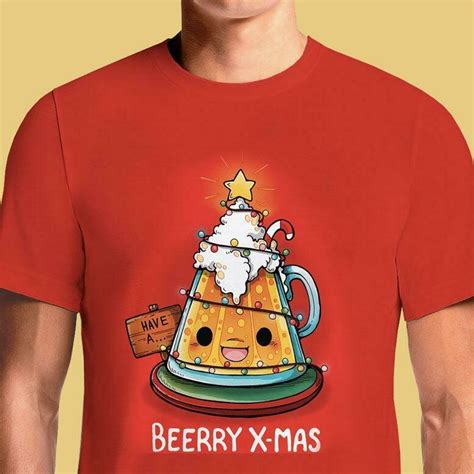 Christmas Beer T-Shirts Trendy Design | OSOMWEAR T Shirts India Men's ...