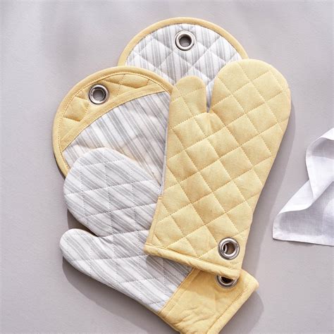 Buy Colour Refresh Set of 2 Cotton Oven Mittens from Home Centre at ...