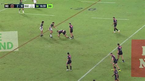Winger Alex Johnston scores for Indigenous All Stars | Rugby League ...