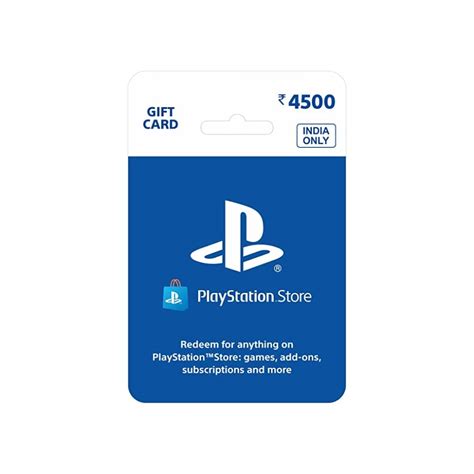 PlayStation network Wallet top up 4500 (PS4 & PS5) : Amazon.in: Gift Cards