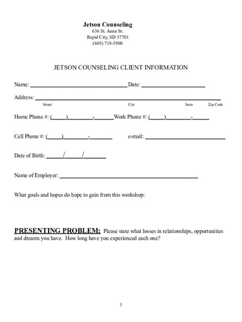 Fillable Online Professional Services Client Focus Typical Client ...