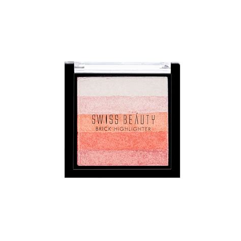 Buy Swiss Beauty Brick Highlighter Palette, Face Makeup, Multicolor-02 ...