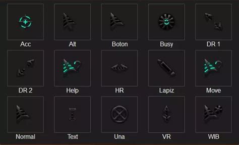 Mouse cursor Kinetik Aqua X for Windows