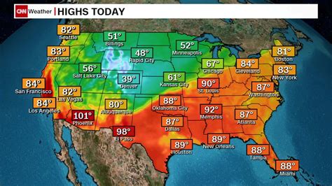 California Weather Map