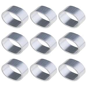 25pcs Aluminum Loops of Crimping Put New Rope Aluminum Material and ...