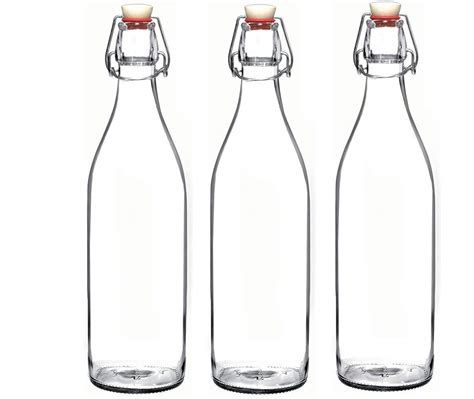 Sitaram Traders Glass Cork Bottles Pack of 3 : Amazon.in: Home & Kitchen