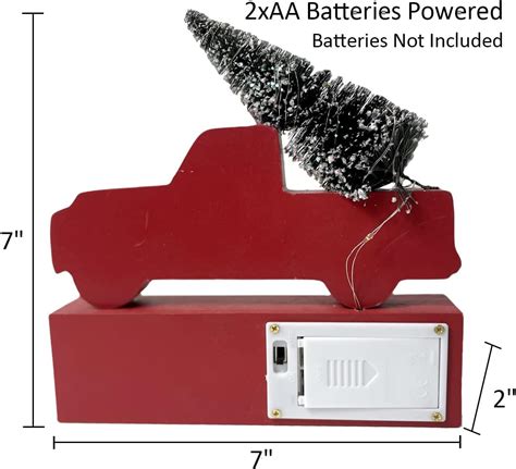 Buy Eternhome Christmas Tree Truck Count Down LED Lighted 32 Days ...