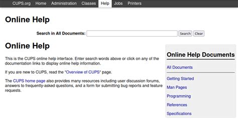 第 14 章 访问 CUPS 文档 | 配置和使用 CUPS 打印服务器 | Red Hat Enterprise Linux | 9 ...