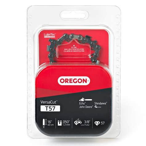 Oregon T57 57 Link Replacement Chainsaw Chain For 16-in, 0.05-in Gauge ...