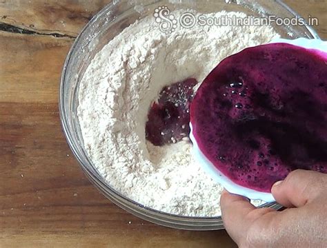 Beetroot thenkuzhal murukku-How to make-Step by step photos & Video