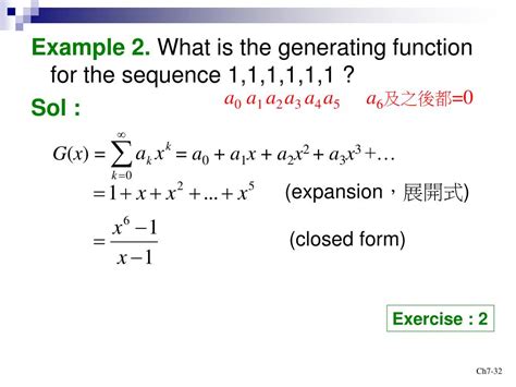 Generating Functions Discrete Mathematics 的图像结果