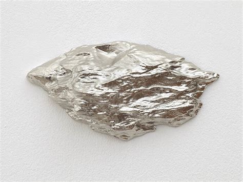 Alice Channer, Zero-G (details), 2014, Cast and nickel plated aluminium ...