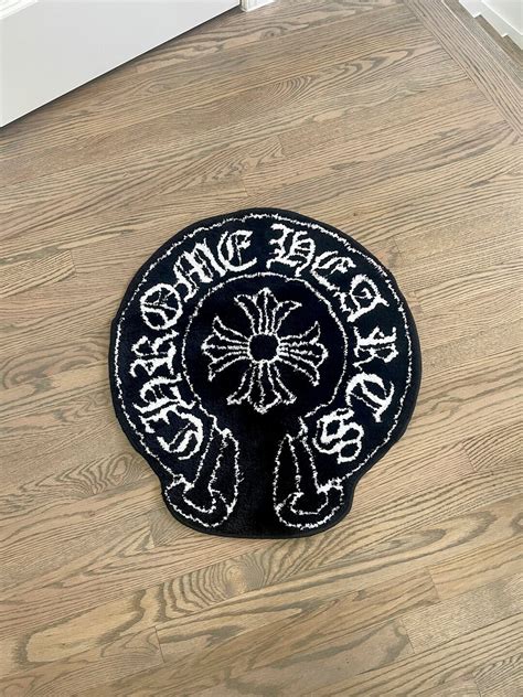 Chrome Hearts Tufted Rug Streetwear Home Decor Custom Tufted Rug Living ...