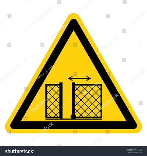 Image result for Ext Gate Open Automatically Sign