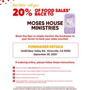 Red Robin Fundraiser , Red Robin, Victorville, 30 September 2024 ...