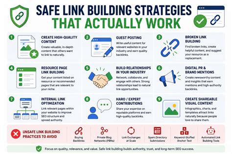 Safe Link Building Strategies That Actually Work - Blog - Buddy Infotech
