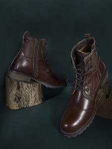 Jack Rebel Men's Full Grain Crust Leather Boots Boots For Men - Buy ...