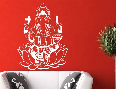 Smart Wall Guru 58.77 cm Wall Guru shree ganesh ji wall decal and wall ...